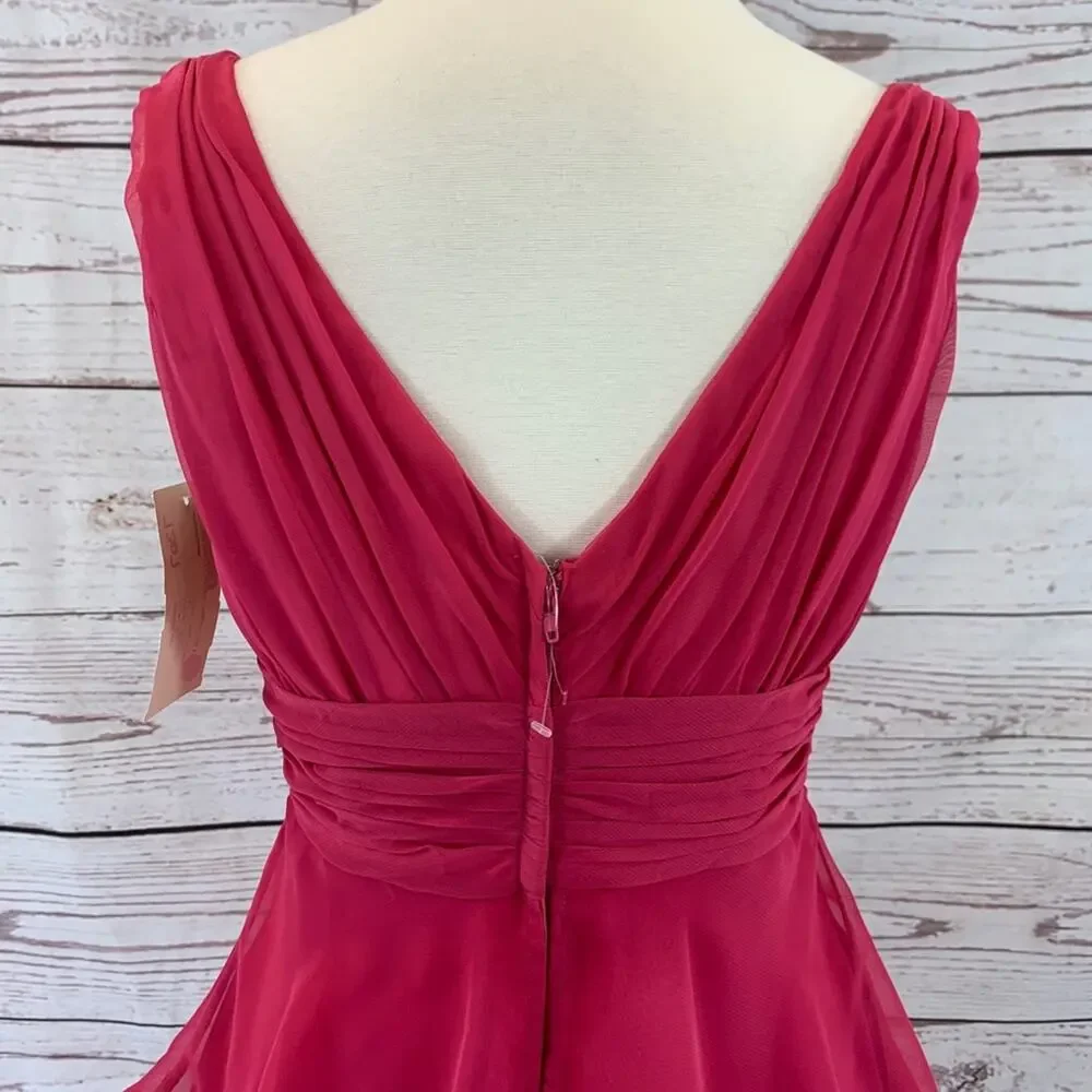 Eden Maid Raspberry layered flower accent - Picture 8 of 11